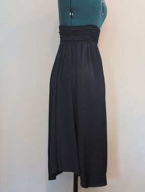 White House Black Market Navy Midi Skirt Size 0